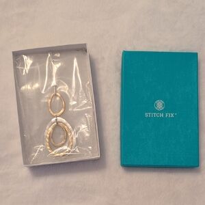 Hammered Link Pendant Necklace